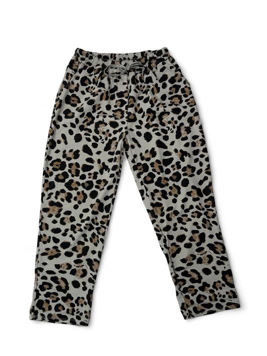 ANDY - PANTALON LEOPARD BEIGE TAILLE 46/48 A 52