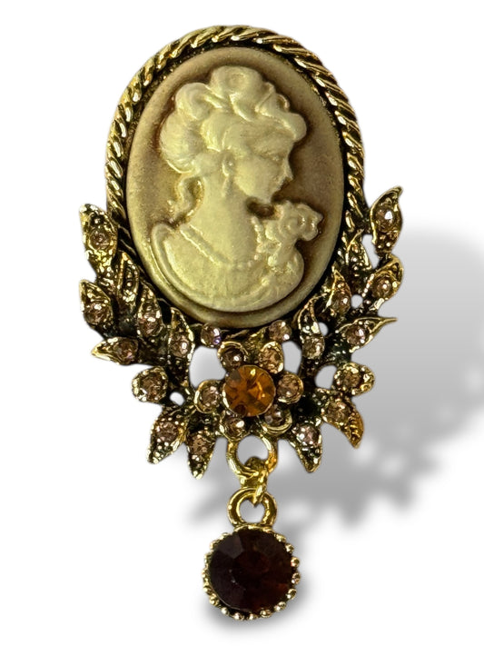 CAMEE - BROCHE AVEC STRASS TENDANCE