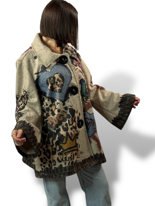 HELENA - VESTE OVERSIZE JUSQU'A LA TAILLE 52