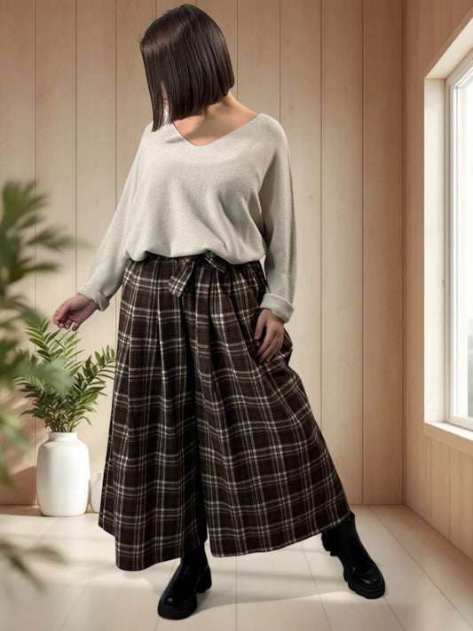 BRITISH - PANTALON JUPE ECOSSAIS JUSQU'A LA TAILLE 52