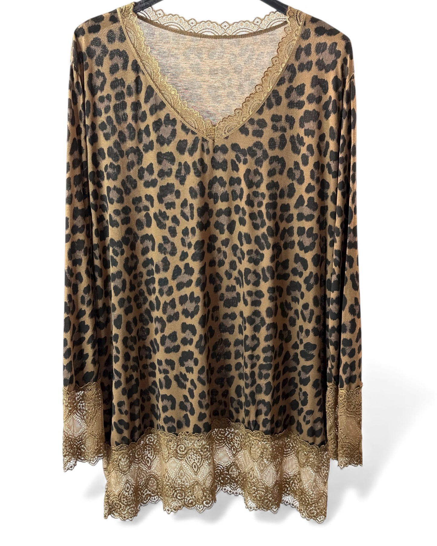 LOLITA - TOP SOUS VÊTEMENT ROULEAU LEOPARD JUSQU'A LA TAILLE 54/56