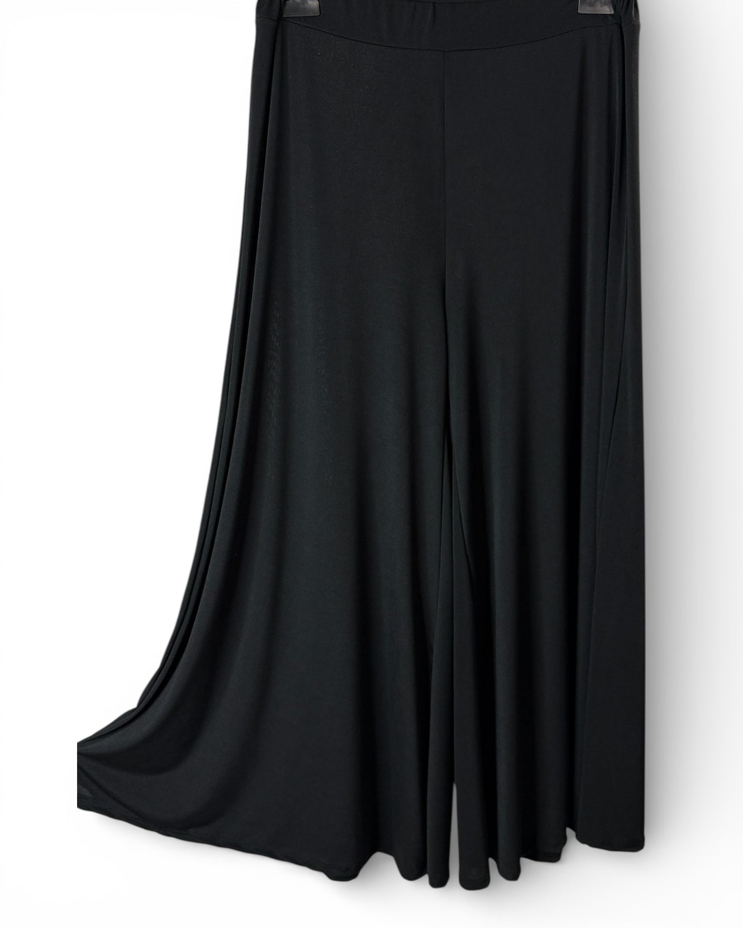 AGATHA - PANTALON PALAZZO NOIR TAILLE 46 A 54