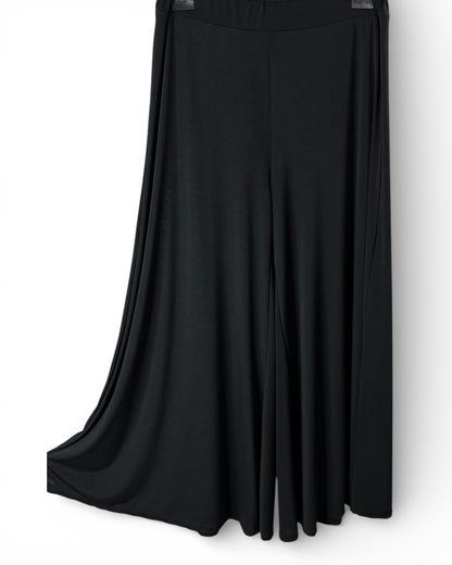 AGATHA - PANTALON PALAZZO NOIR TAILLE 46 A 54