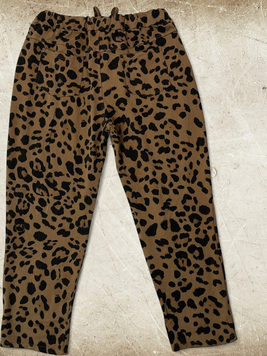 DIEGO - PANTALON SPORTSWEAR LEOPARD CAMEL TAILLE 46 A 50/52