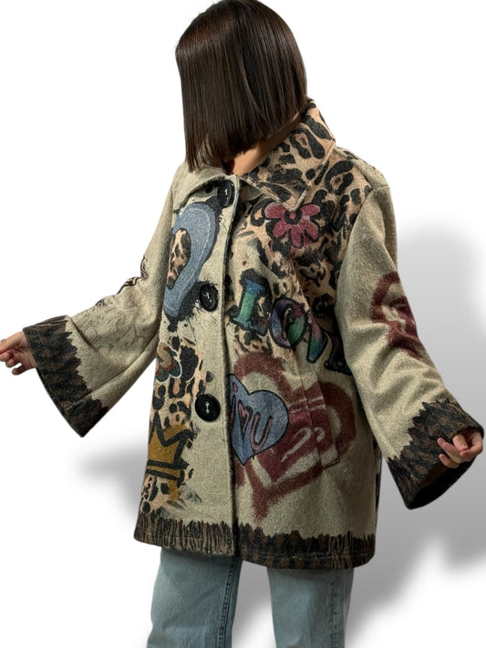 HELENA - VESTE OVERSIZE JUSQU'A LA TAILLE 52