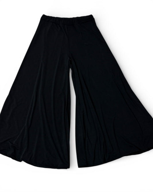 AGATHA - PANTALON PALAZZO NOIR TAILLE 46 A 54