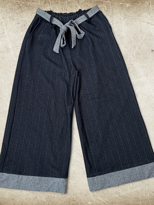 FRANCESCO - PANTALON MARINE A CHEVRONS TAILLE 48/50 A 54