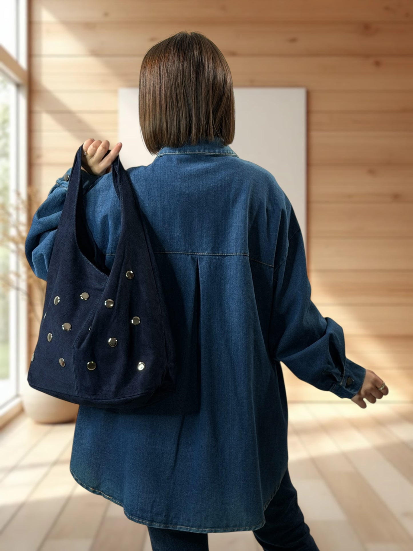 VANESSA - SAC EN DAIM MARINE