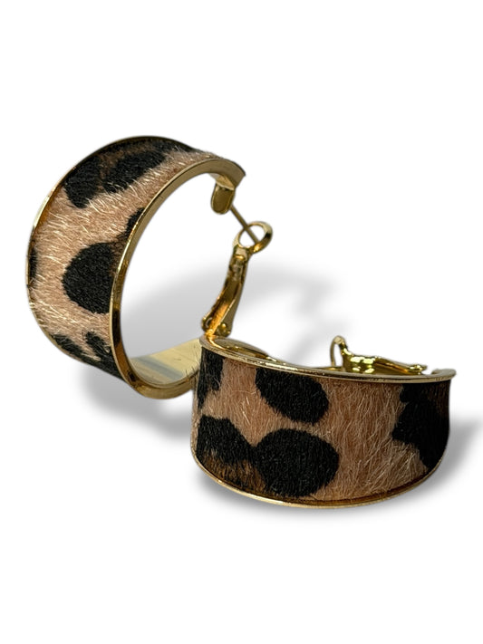 FAUVE - BOUCLES D'OREILLES LEOPARD