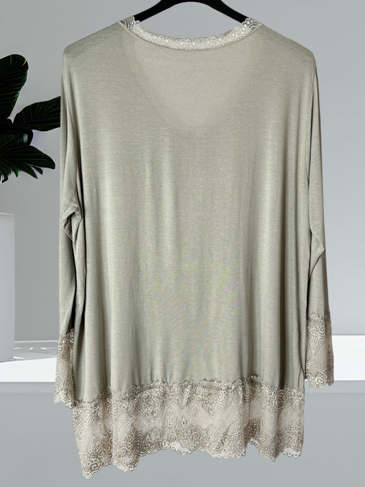 CARLA - TOP SOUS VÊTEMENT ROULEAU BEIGE JUSQU'A LA TAILLE 54