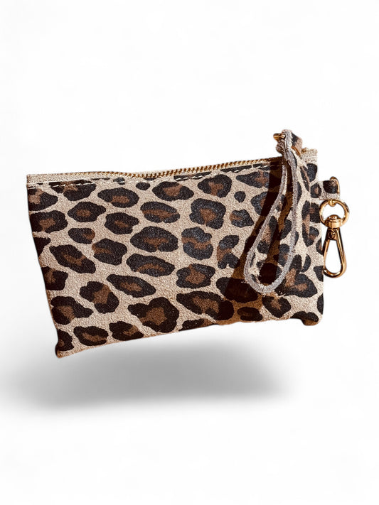 YANOU - PORTE MONNAIE EN CUIR LEOPARD