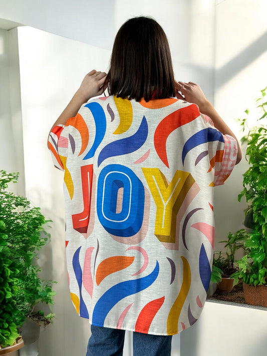 NATHY - CHEMISE OVERSIZE AVEC MOTIF JUSQU'A LA TAILLE 56