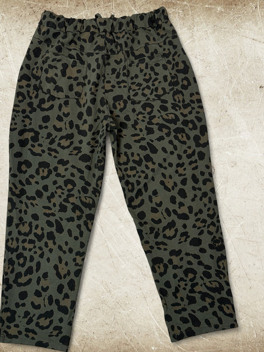 DIEGO - PANTALON SPORTSWEAR LEOPARD KAKI TAILLE 46 A 50/52