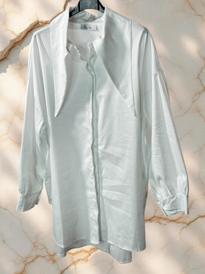 PAULIN - ENSEMBLE CHEMISE ET GILET CHEVRONS NOIR JUSQU'A LA TAILLE 52