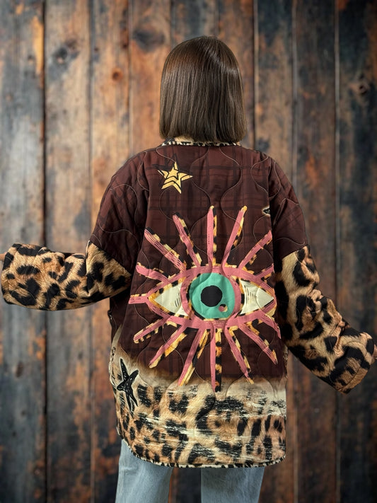 KAREN - VESTE OVERSIZE MATELASSEE JUSQU'A LA TAILLE 52