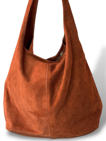 VANESSA - SAC EN DAIM ROUX