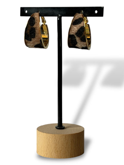 FAUVE - BOUCLES D'OREILLES LEOPARD