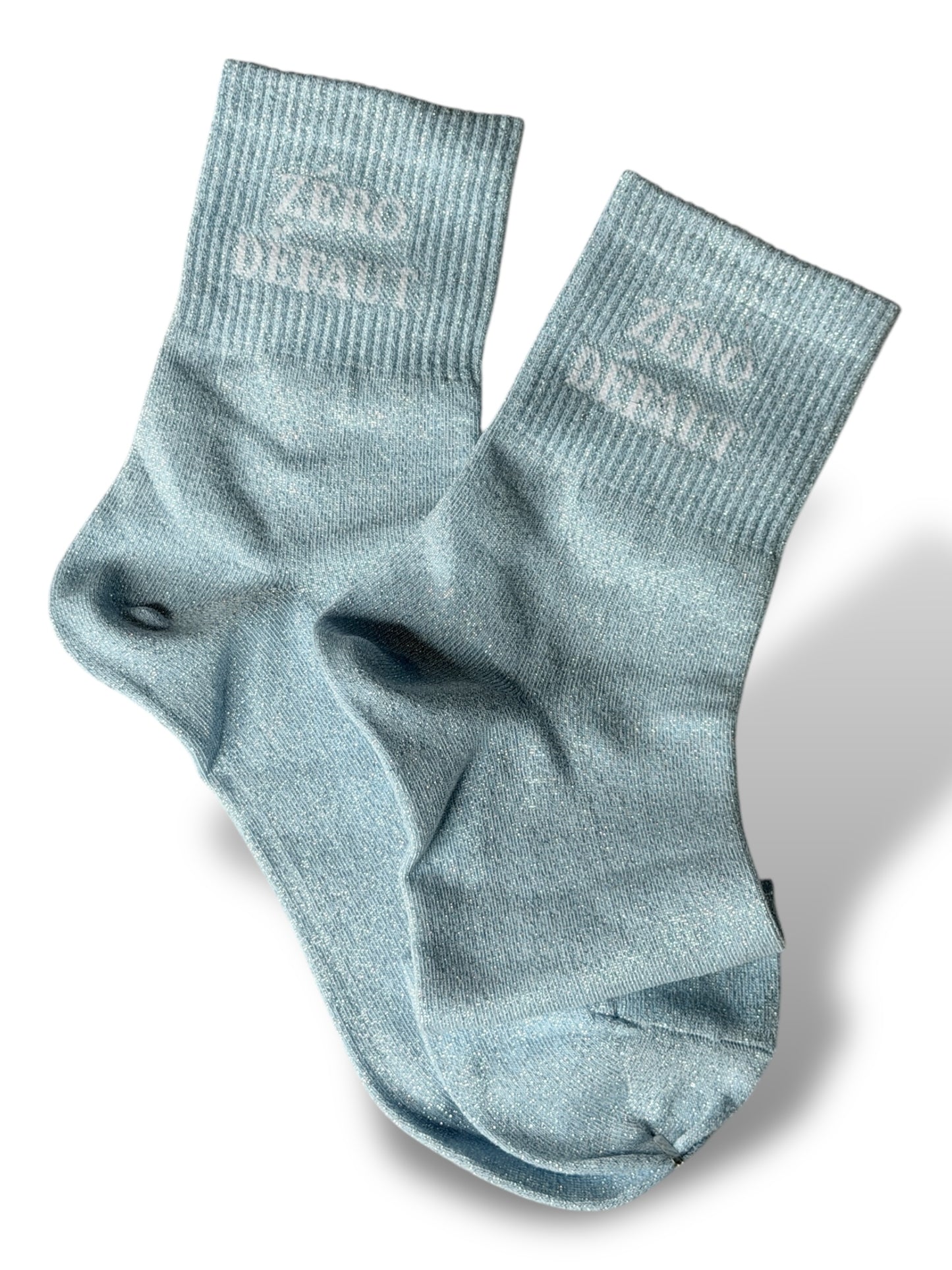 CHAUSSETTES SCINTILLANTES ZERO DEFAUT BLEU CIEL