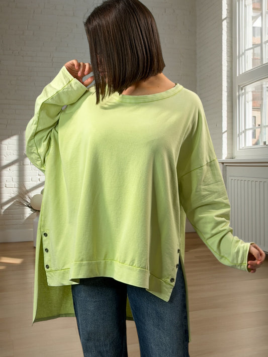 STEFANIA - TEE-SHIRT VERT JUSQU'A LA TAILLE 52/54