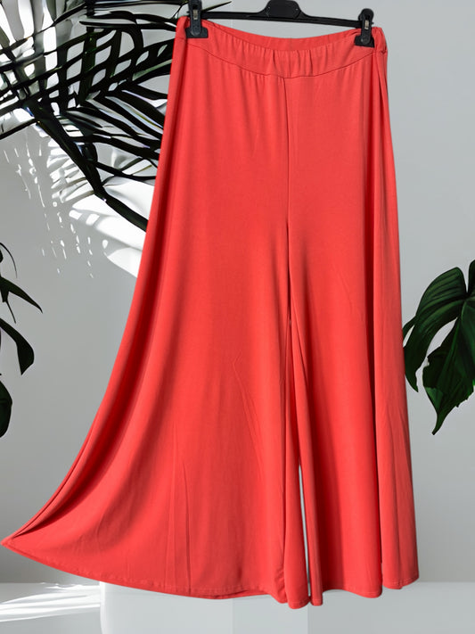 AGATHA - PANTALON PALAZZO CORAIL TAILLE 46 A 54