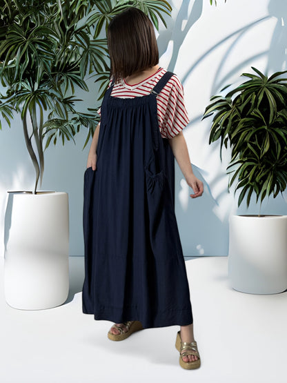 INGRID - ROBE MARINE JUSQU'A LA TAILLE 56