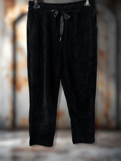LEON - PANTALON EN VELOURS NOIR TAILLE 44 A 50/52