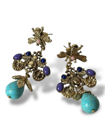 ANTONINA - BOUCLES D'OREILLES AVEC PERLE