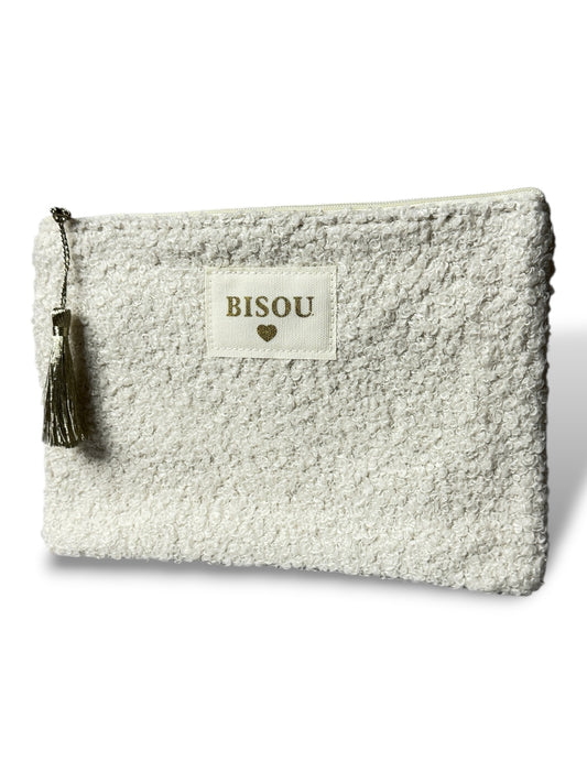 POCHETTE BISOU BLANC CASSE