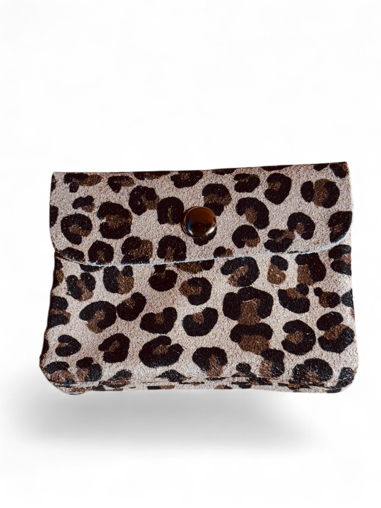 PORTE MONNAIE EN CUIR LEOPARD