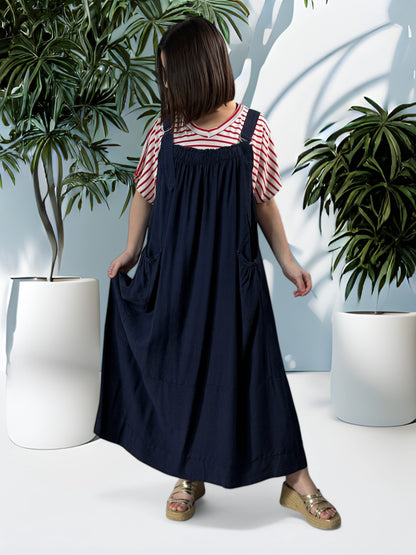 INGRID - ROBE MARINE JUSQU'A LA TAILLE 56