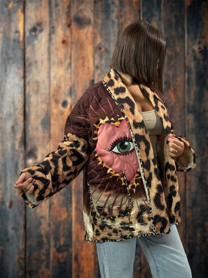 KAREN - VESTE OVERSIZE MATELASSEE JUSQU'A LA TAILLE 52