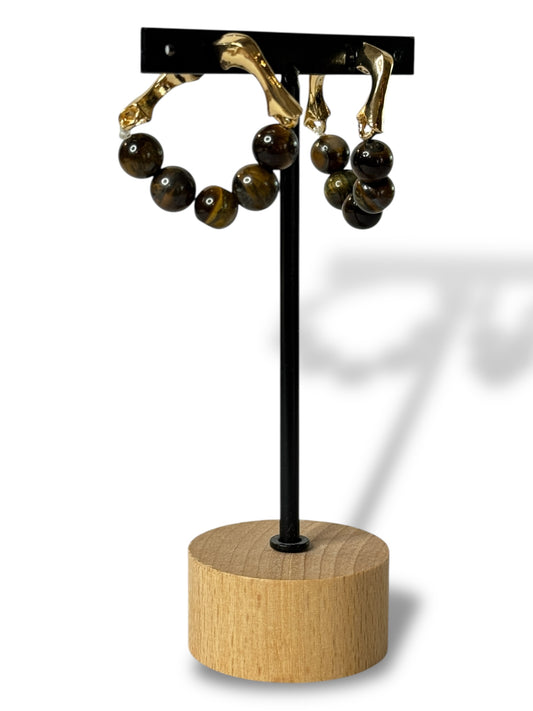 SEVERINE - BOUCLES D'OREILLES AVEC PERLE