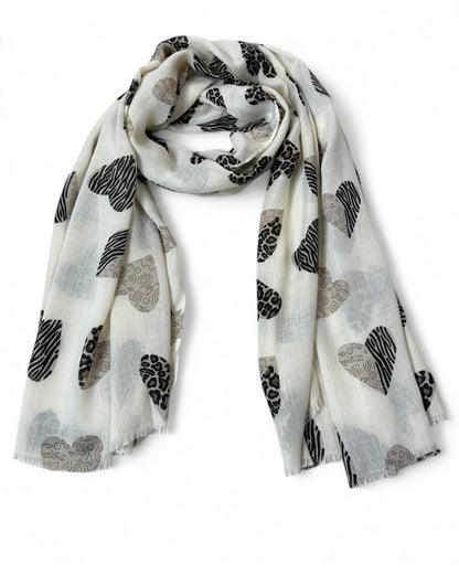 GRANDE ECHARPE A MOTIF