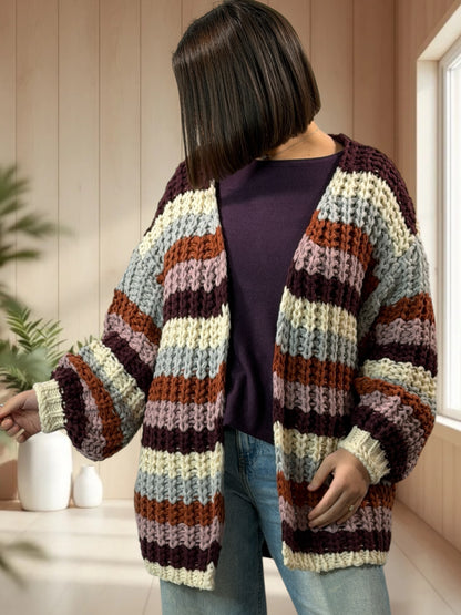 VANESSA -  GILET OVERSIZE JUSQU'A LA TAILLE 50/52