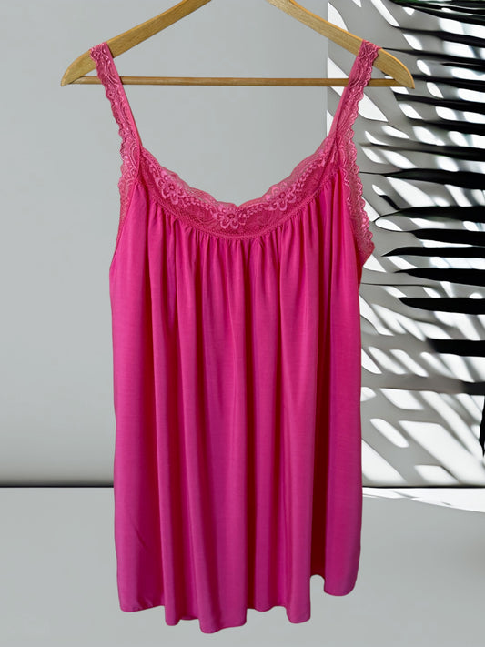 KELLY - TOP FUCHSIA TAILLE 44/46 A 54