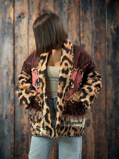 KAREN - VESTE OVERSIZE MATELASSEE JUSQU'A LA TAILLE 52