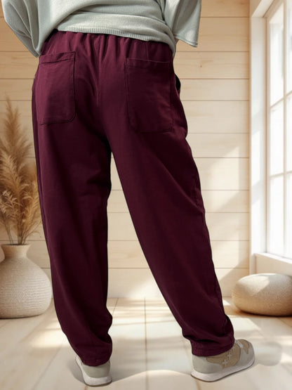 BENOIT - PANTALON SPORTSWEAR BORDEAUX TAILLE 44/46 A 50