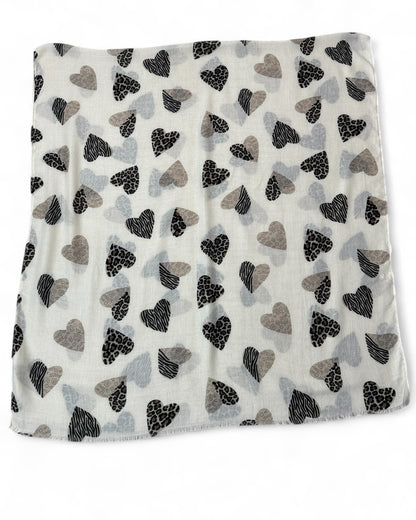 GRANDE ECHARPE A MOTIF