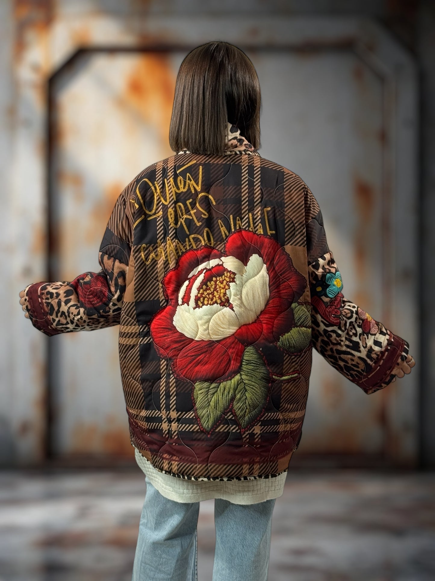 KAREN - VESTE OVERSIZE MATELASSEE JUSQU'A LA TAILLE 52