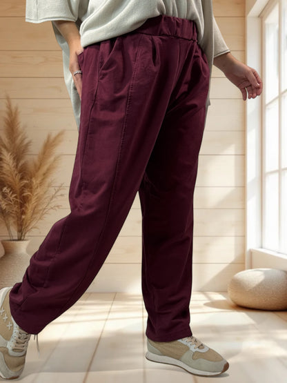 BENOIT - PANTALON SPORTSWEAR BORDEAUX TAILLE 44/46 A 50