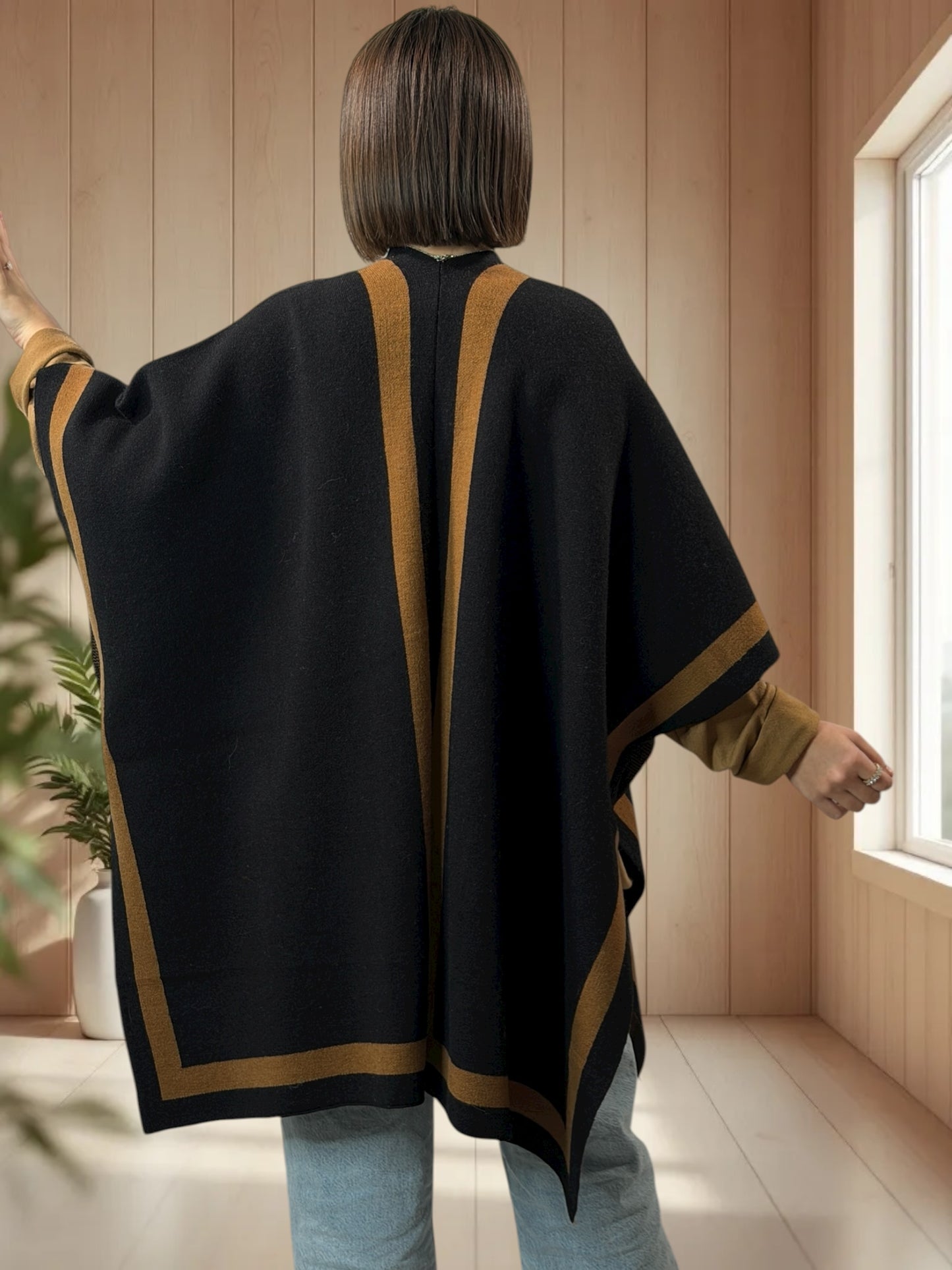 BELLA - GILET OVERSIZE 2 POCHES JUSQU'A LA TAILLE 60