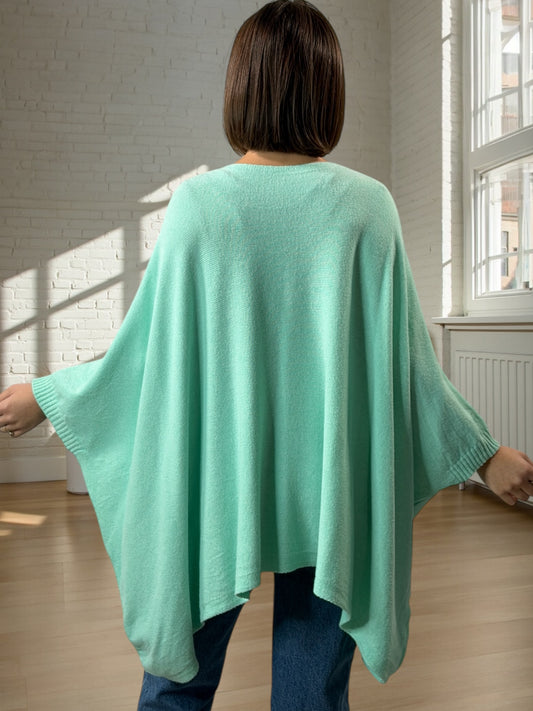 NICKO - PULL OVERSIZE LAGON JUSQU'A LA TAILLE 60