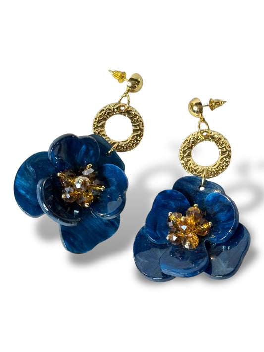 FLORENCE - BOUCLES D'OREILLES FLEUR