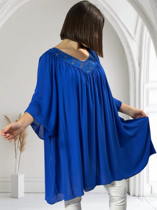 LOLITA - TUNIQUE OVERSIZE IMPERIAL JUSQU'A LA TAILLE 58