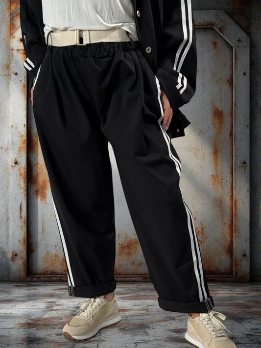 MARCO - PANTALON NOIR JUSQU'A LA TAILLE 52