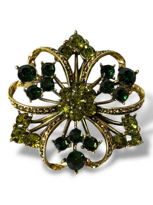 MARION - BROCHE AVEC STRASS TENDANCE