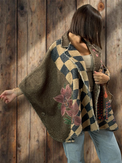 MOLLY - VESTE CAPE JUSQU'A LA TAILLE 54/56