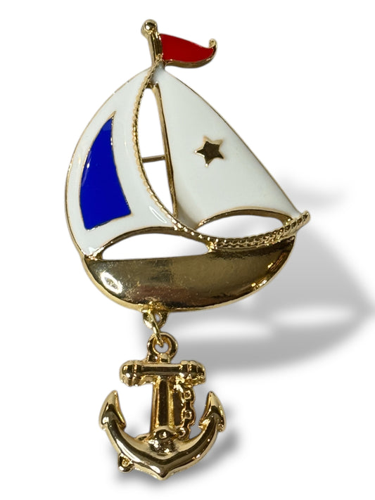 CROISIERE - GRANDE BROCHE POUR MARINIERE
