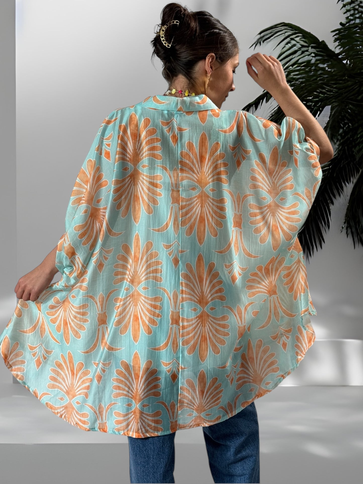 HILLARY - TUNIQUE OVERSIZE EN LYOCELL JUSQU'A LA TAILLE 60