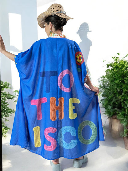 BORA BORA - ROBE OVERSIZE A MOTIF JUSQU'A LA TAILLE 58
